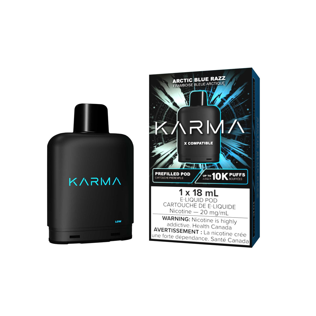 Karma Pod - Artic Blue Razz (1x18mL)