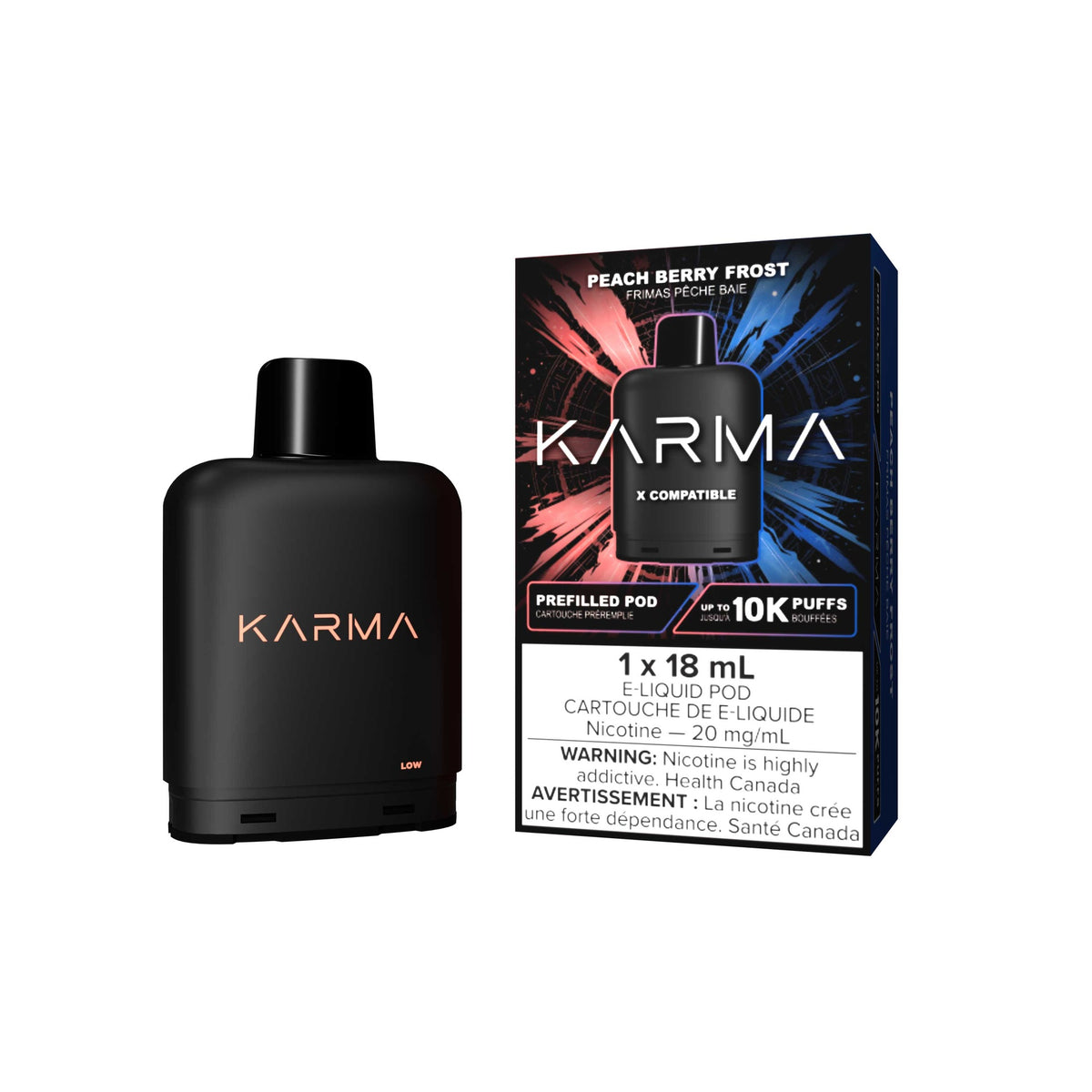 Karma Pod - Peach Berry Frost (1x18mL)