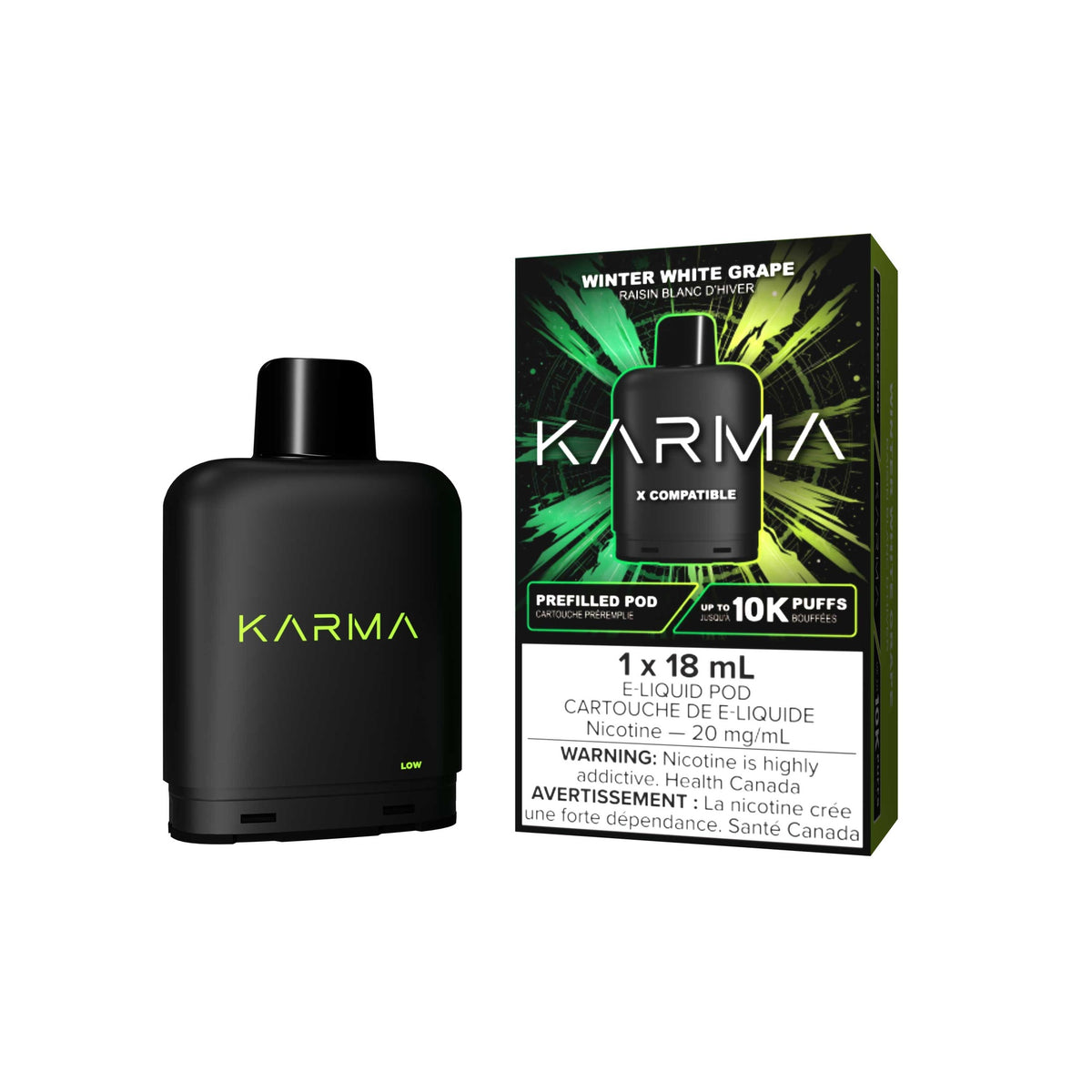 Karma Pod - Winter White Grape (1x18mL)