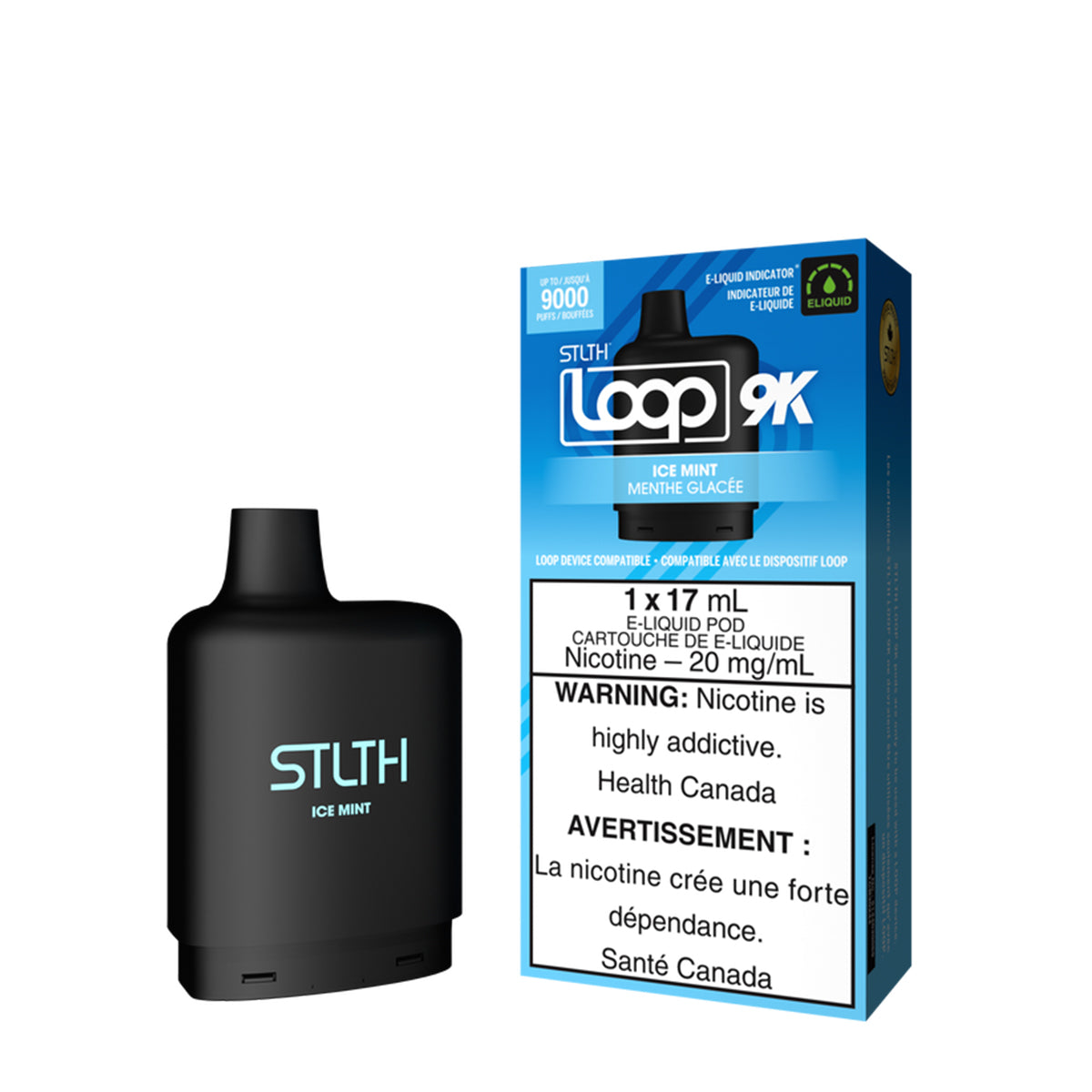 Stlth Loop 9k - Ice Mint (1x17mL) (6965305737271)