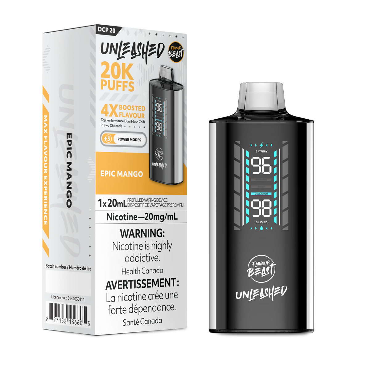 Flavour Beast Unleashed 20K - Epic Mango (20mL)