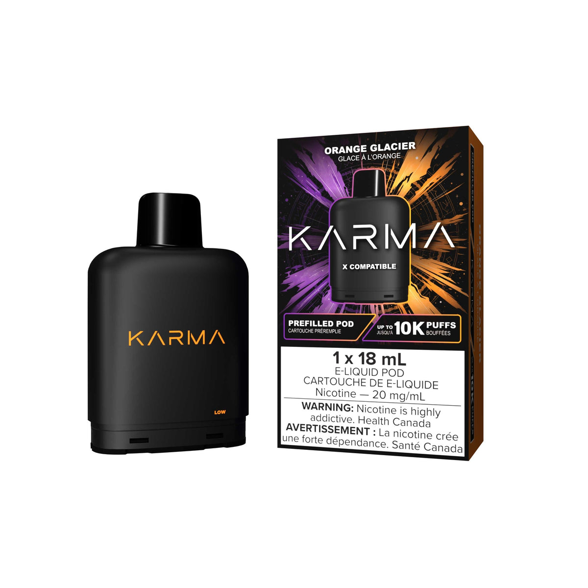 Karma Pod - Orange Glacier (1x18mL)