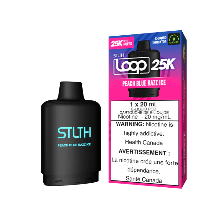 Stlth Loop 25k - Peach Blue Razz Ice (1x20mL)