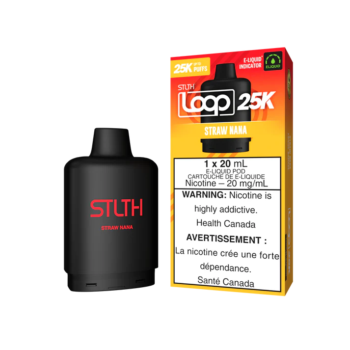 Stlth Loop 25k - Straw Nana (1x20mL)