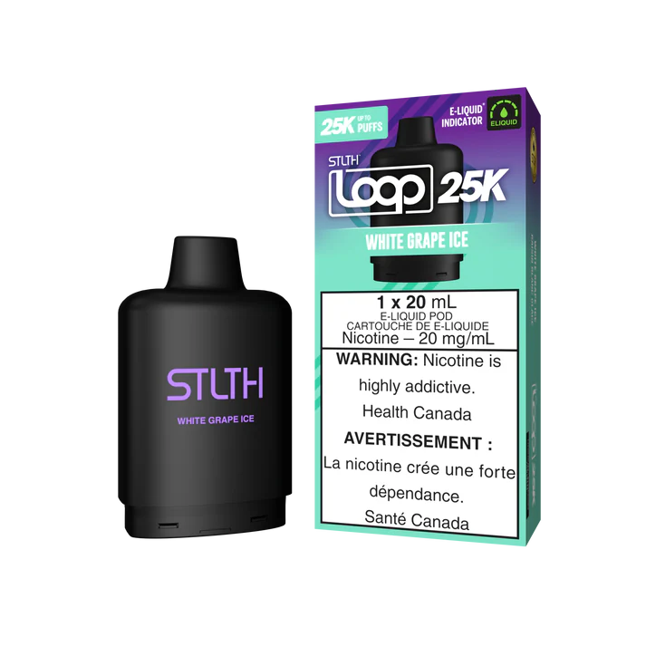 Stlth Loop 25k - White Grape Ice (1x20mL)