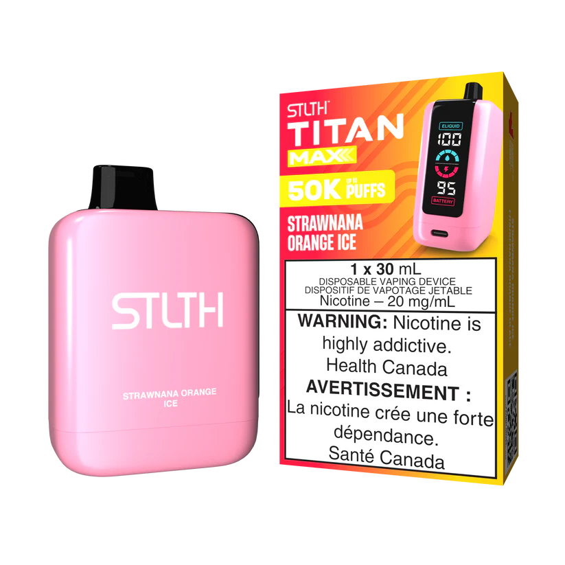 STLTH Titan Max - Strawnana Orange Ice (30mL)