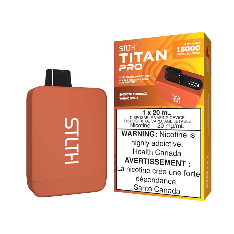 Stlth Titan Pro - Smooth Tobacco (20mL)