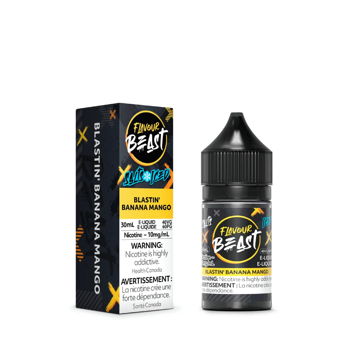 Flavour Beast Salt - Blastin' Banana Mango Iced (30mL)