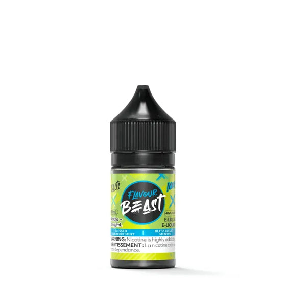 Flavour Beast Salt - Blessed Blueberry Mint Iced (30mL) (6875956641847)