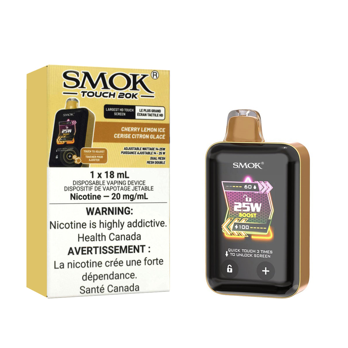 Smok Touch 20K - Cherry Lemon Ice Ice (18mL)