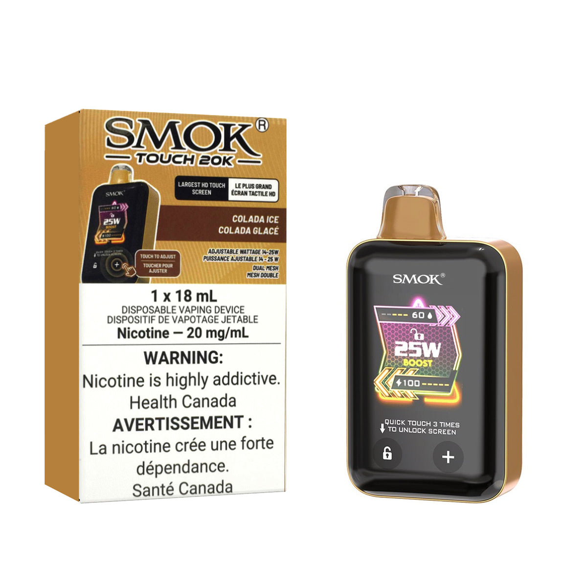 Smok Touch 20K - Colada Ice (18mL)