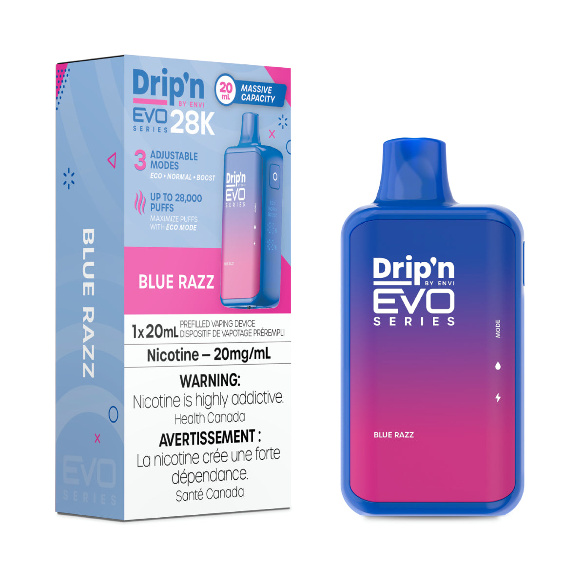 Envi Dripn Evo 28k - Blue Razz (20mL)