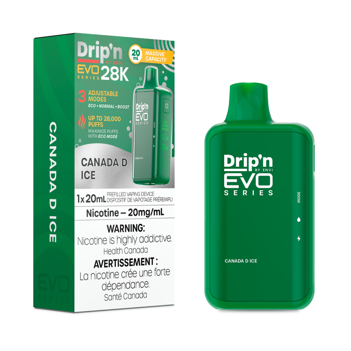 Envi Dripn Evo 28k - Canada D Ice (20mL)