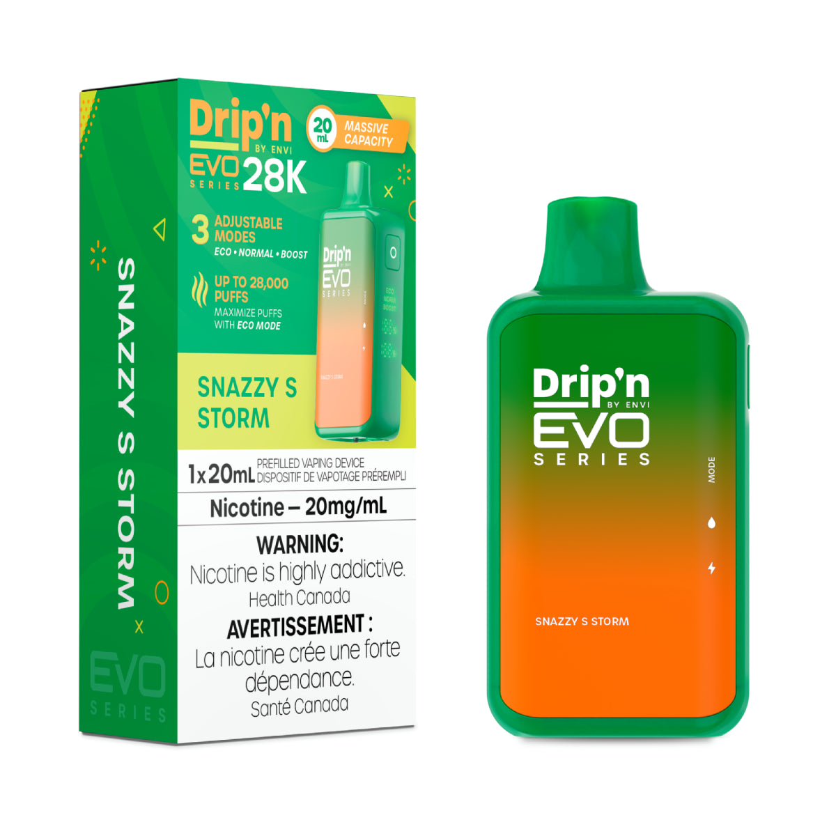 Envi Dripn Evo 28k - Snazzy S Storm (20mL)