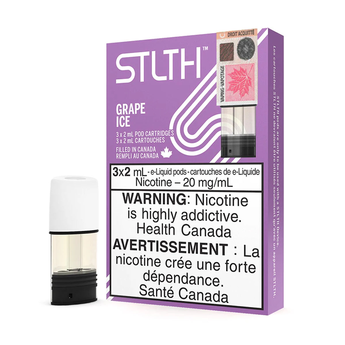 STLTH Pods - Grape Ice (3x2mL)