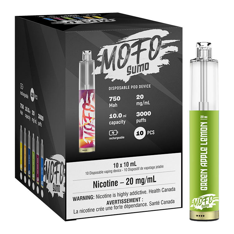 Mofo Sumo  - Green Apple Lemon 10 Pack (10x10mL)