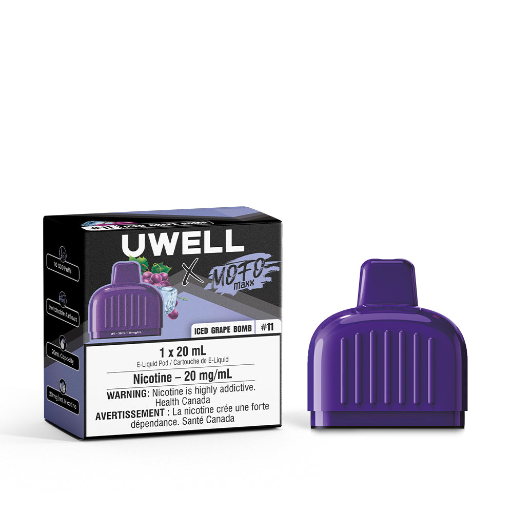 Mofo X Uwell Maxx - Iced Grape (20mL) (6920990785591)