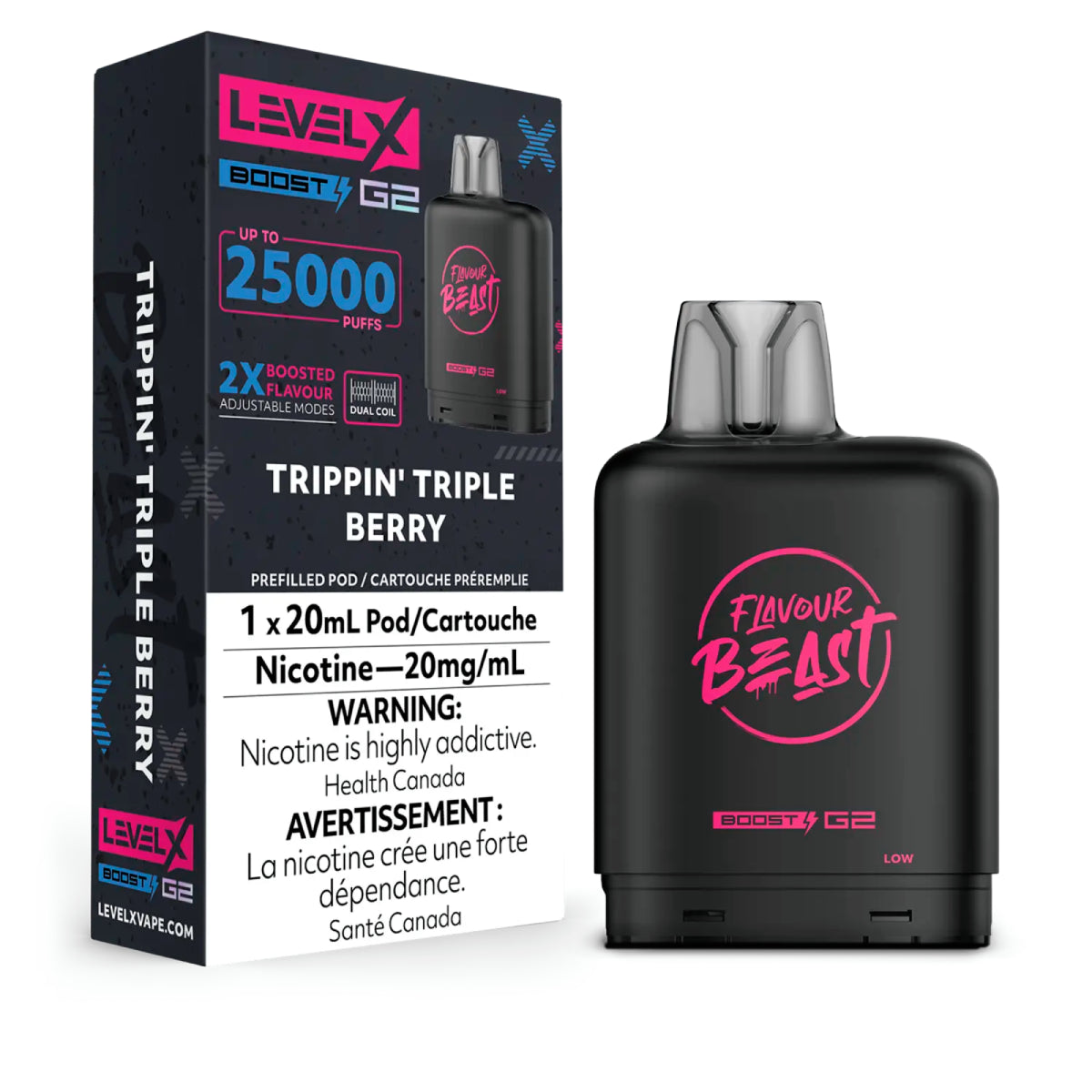 Level X FB Boost G2 - Trippin' Triple Berry (20mL)