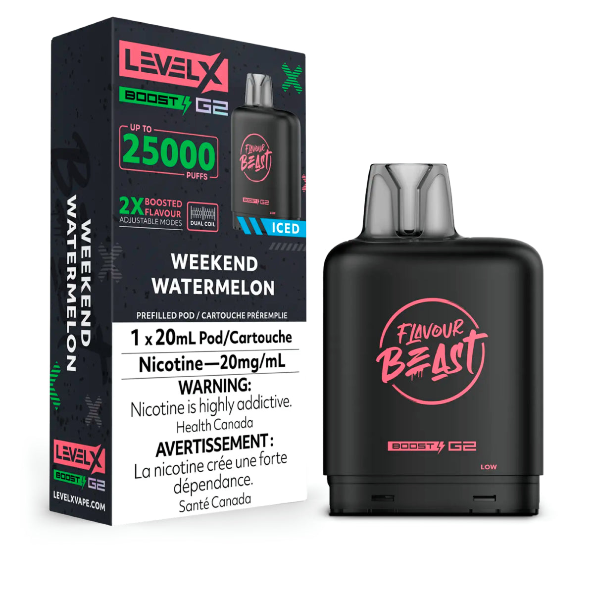 Level X FB Boost G2 - Weekend Watermelon Iced (20mL)