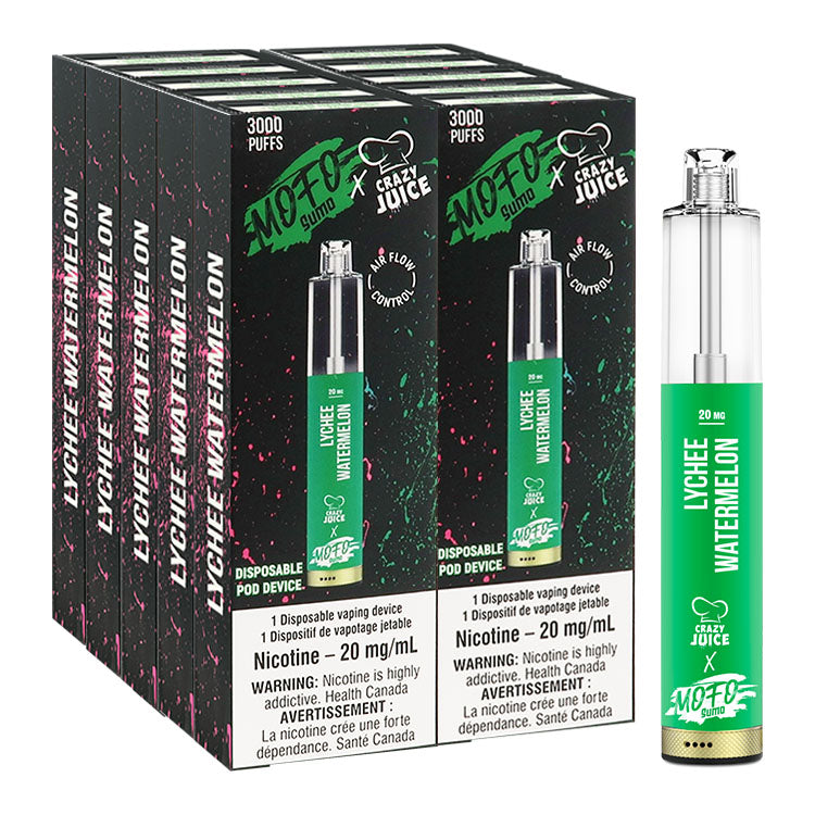 Mofo Sumo x Crazy Juice - Lychee Watermelon 10 Pack (10x10mL)