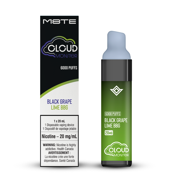 M8te Cloud Monster -  Black Grape Lime Bbg (20mL)