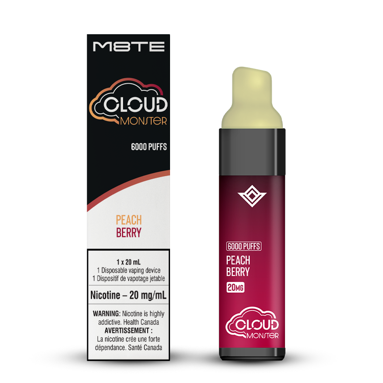 M8te Cloud Monster -  Peach Berry (20mL)