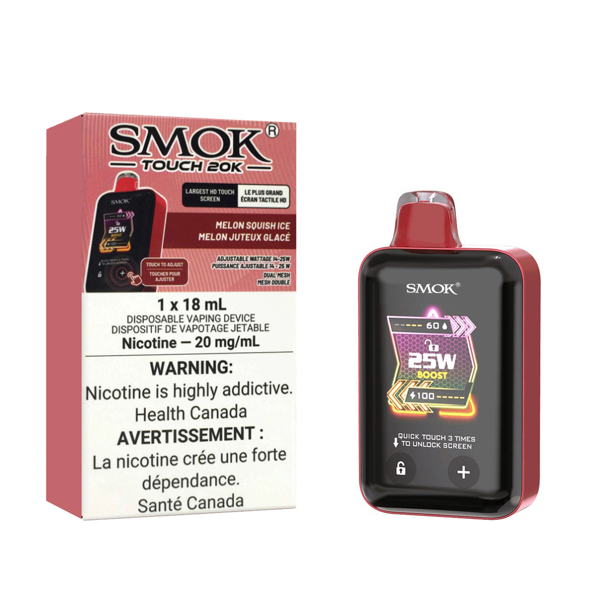 Smok Touch 20K - Melon Squish Ice (18mL)