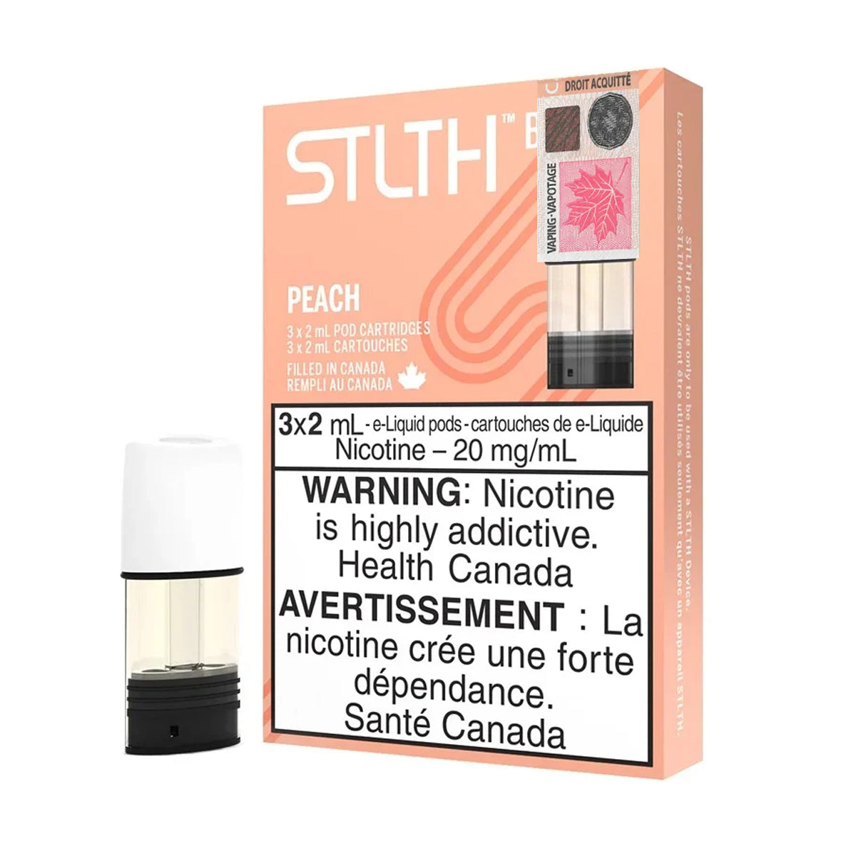 STLTH Pods - Peach (3x2mL)