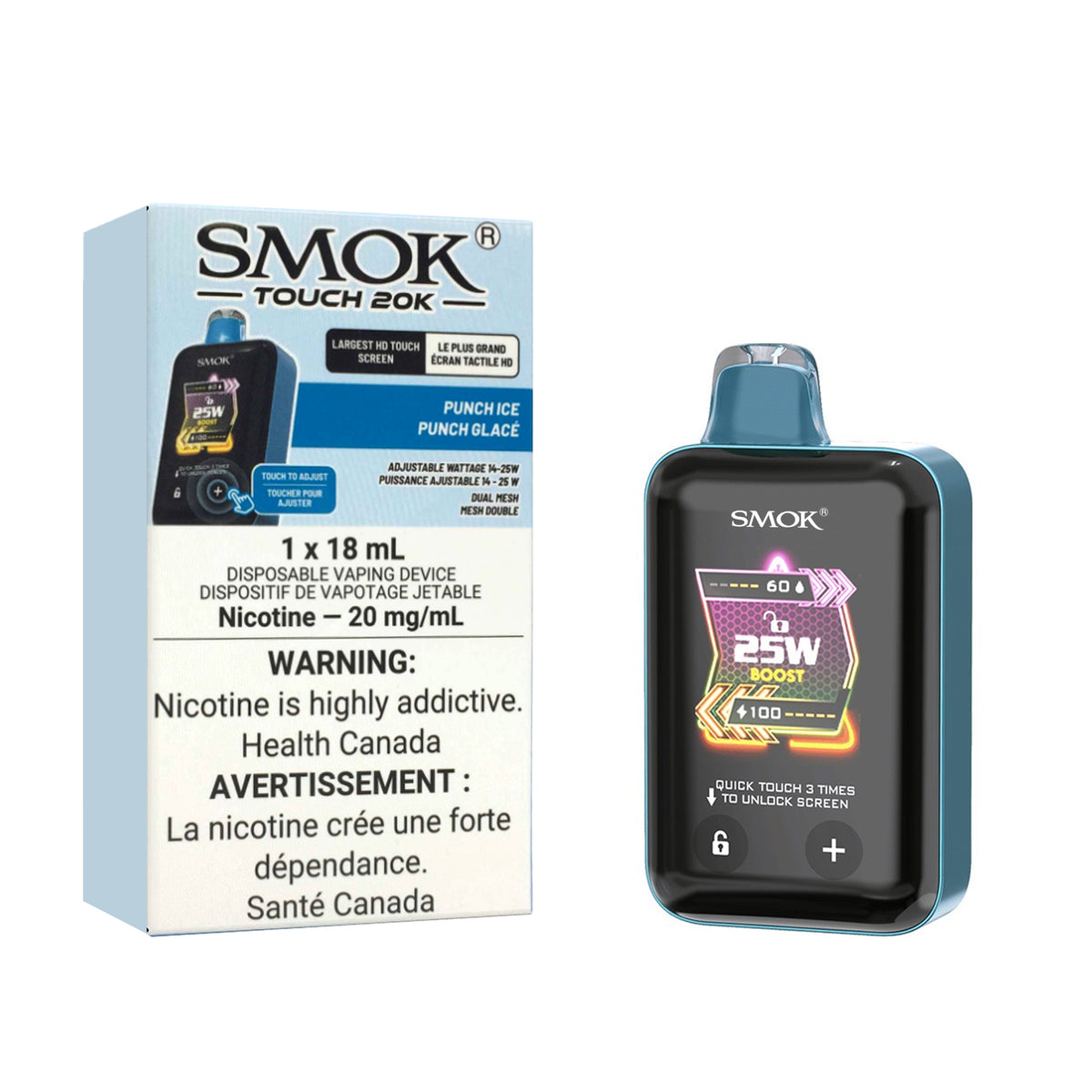 Smok Touch 20K - Punch Ice (18mL)