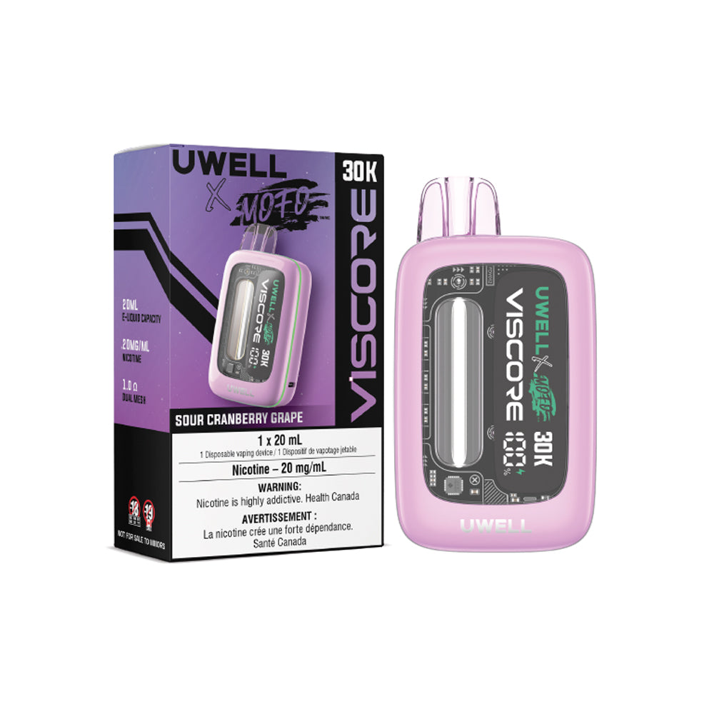 Uwell X Mofo Viscore 30K - Sour Cranberry Grape (20mL)