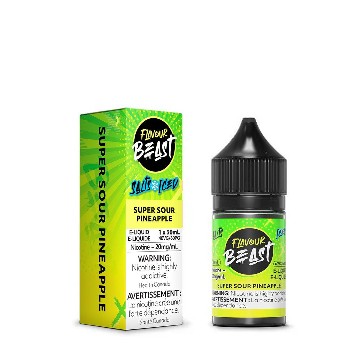 Flavour Beast Salt - Super Sour Pineapple Iced (20mL)