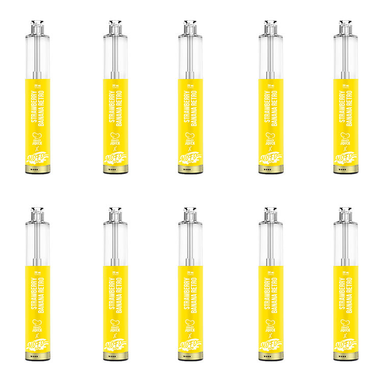 Mofo Sumo x Crazy Juice - Strawberry Banana Retro (10x10mL)