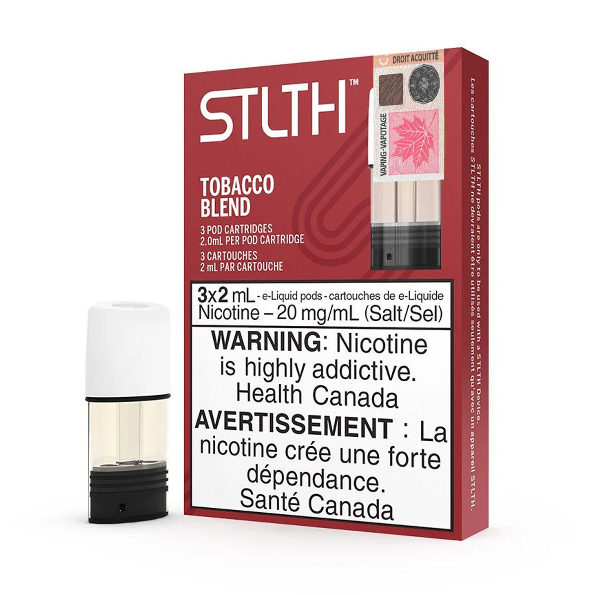 STLTH Pods - Tobacco Blend (3x2mL)