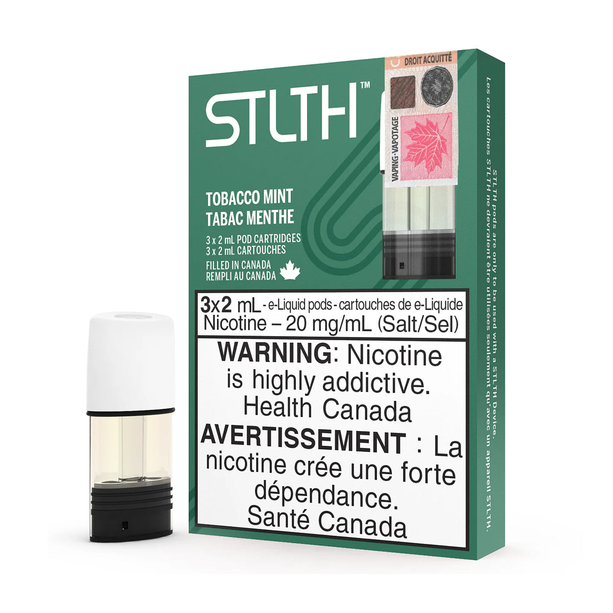 STLTH Pods - Tobacco Mint(Mountain Tobacco) (3x2mL)