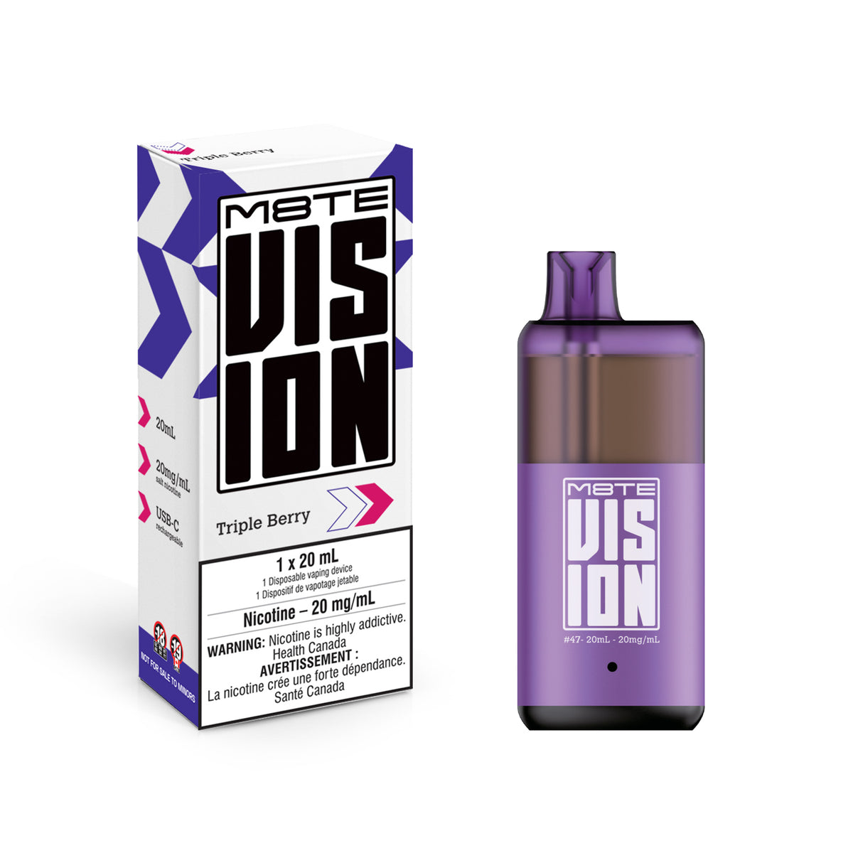 M8te Vision - Triple Berry (20mL)