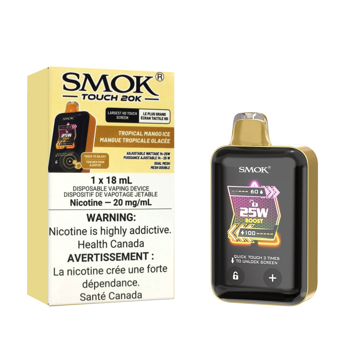 Smok Touch 20K - Tropical Mango Ice (18mL)