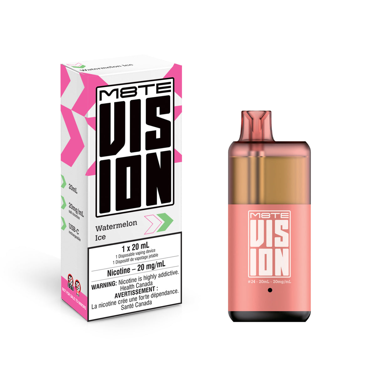 M8te Vision - Watermelon Ice (20mL)