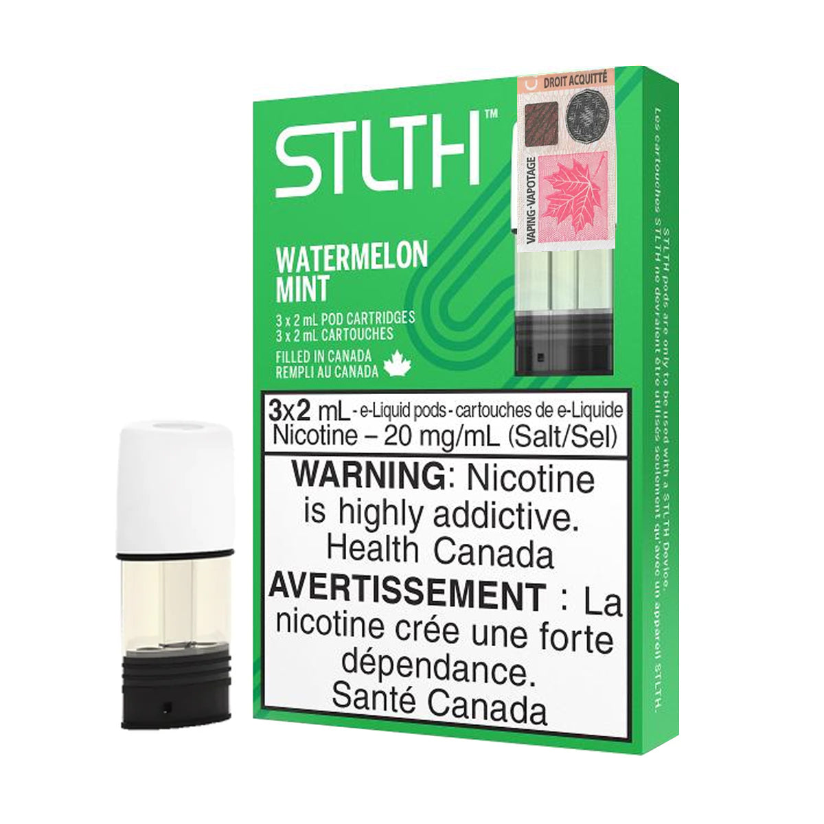 STLTH Pods - Watermelon Mint (3x2mL)