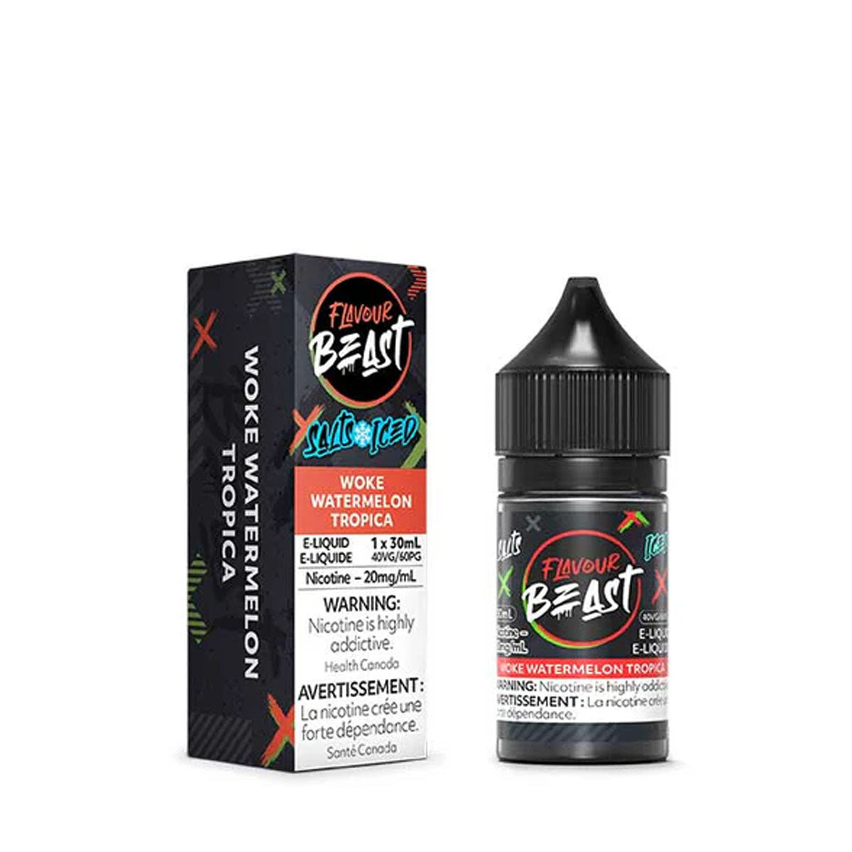 Flavour Beast Salt - Woke Watermelon Tropica Iced (20mL)